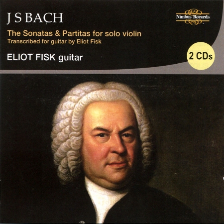 J.S. Bach: 6 Sonatas & Partitas for Solo Violin Arranged for Guitar (2CD)