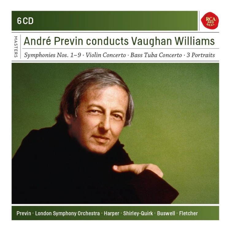 《Sony Classical Masters》Andr&#xE9; Previn Conducts Vaughan Williams Symphonies 1-9, Concerto and More (6CD)