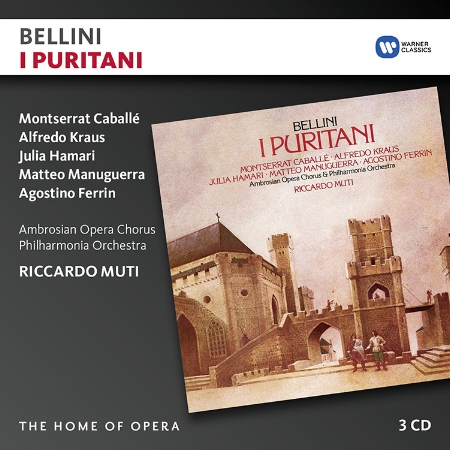 Bellini: I Puritani / Caballe, Kraus, Muti/Philharmonia (3CD)