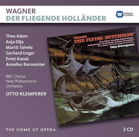 Home Of Opera: Wagner - Der Fliegende Hollander / Klemperer/ New Philharmonia, Adam, Silja, Talvela (2CD)