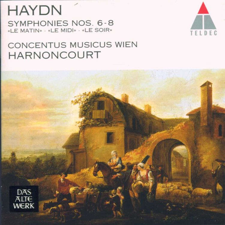 Haydn : Symphonies 6 "Le Matin", 7 "Le Midi" & 8 "Le soir" / Harnoncourt