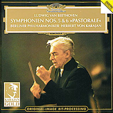 貝多芬：第 5 & 6 號交響曲「命運」、「田園」/ 卡拉揚 (指揮) 柏林愛樂 Beethoven: Symphonien No.5 & No.6 / Berlin Philharmonic Orchestra, Herbert von Karajan (conductor)