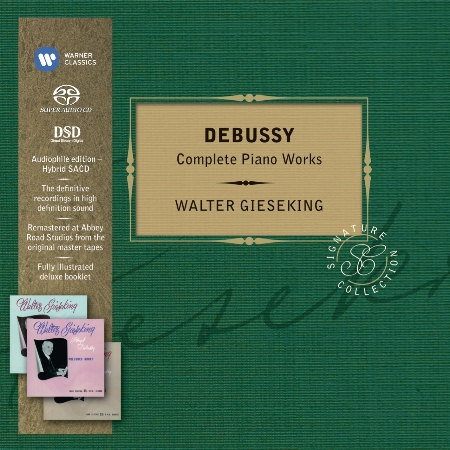 季雪金(鋼琴) / 德布西：鋼琴作品全集 (4SACD) Debussy: The Complete Works for Piano Walter Gieseking / Signature Collection (4SACD)