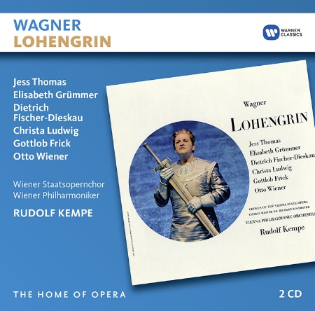Home Of Opera:Wagner - Lohengrin / Kempe / Wiener Philharmoniker, Thomas, Grummer, Ludwig, Fischer-Dieskau (3CD)