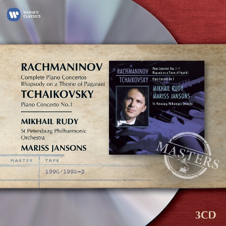 RACHMANINOV : Piano concertos 1-4, Rhapsodie sur un theme de Paganini / Rudy, Jansons / St Petersbourg (3CD)