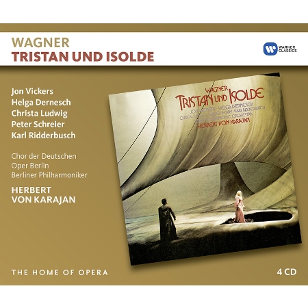 Home Of Opera: Wagner - Tristan Und Isolde / Vickers, Dernesch, Ludwig, Schreier, Karajan / Berliner Philharmoniker (4CD)