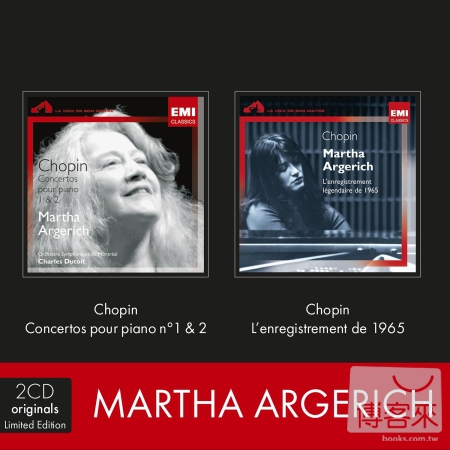 Chopin Enreg. 1965, Concertos 1 & 2 / Martha Argerich (2CD)