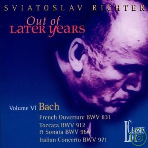 李希特大師彈巴赫法國序曲 Johann Sebastian Bach:Keyboard Works (Later Years Vol 6) / Sviatoslav Richter