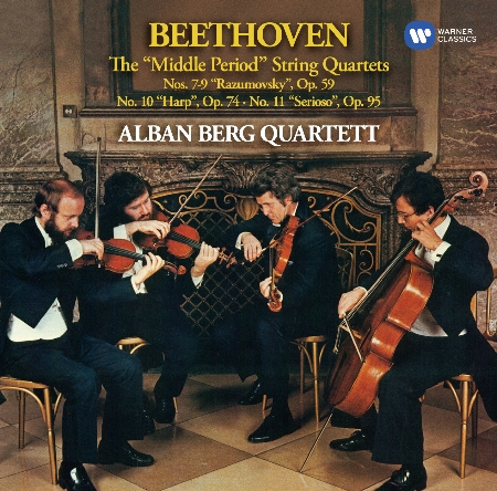 Beethoven: String quartets 7-11 / Alban Berg Quartett (2CD)