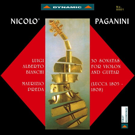 Nicolo Paganini:30 Sonatas for violin and guitar (Sonate di Lucca 1805-1808) 2LP / Luigi Alberto Bianchi、Maurizio Preda