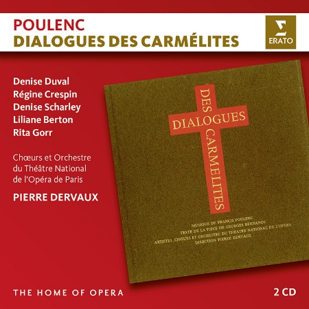 Poulenc: Dialogues des Carmelites / Duval, Crespin, Scharley, Bertin, Gorr, Dervaux (2CD)