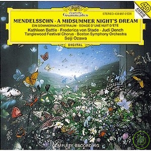 孟德爾頌：「仲夏夜之夢」作品21 & 61 / 小澤征爾 (指揮) 波士頓交響樂團(Mendelssohn: A Midsummer Night’s Dream, op.21 & op.61 / Se