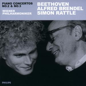 貝多芬﹕第二、三號鋼琴協奏曲 / 布蘭德爾（鋼琴）/ 拉圖 (指揮) 柏林愛樂管絃樂團 Beethoven:Piano Concertos Nos.2 & 3 / Brendel /Rattle