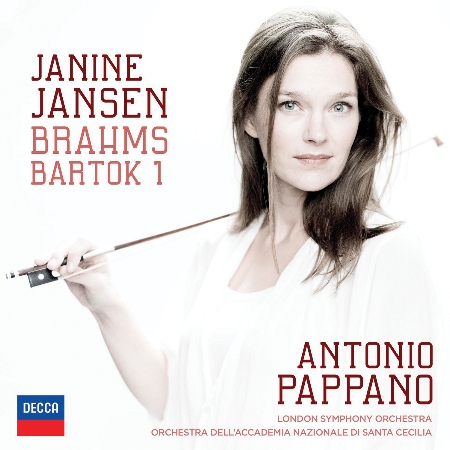 Brahms & Bartok: Violin Concertos / Janine Jansen / Antonio Pappano / Orchestra dell’Accademia Nazionale di Santa Cecilia