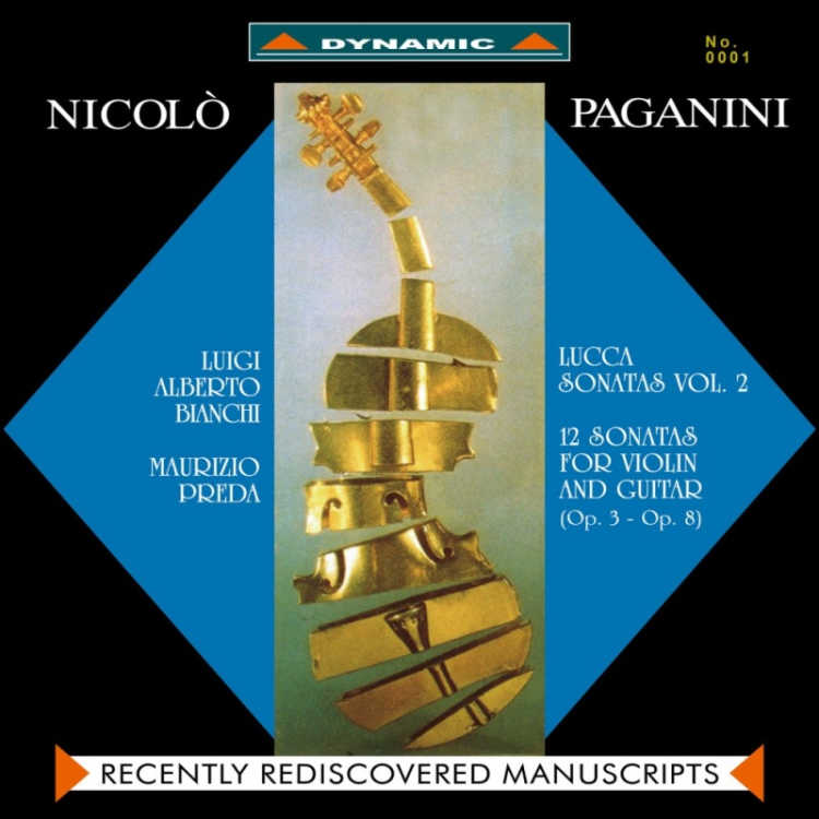 Nicolo Paganini: Lucca Sonatas Vol. 2 - 12 Sonatas for violin and guitar Op. 3 and Op. 8 (2LP)