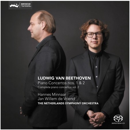 Beethoven piano concerto No.1 and No.2 / Hannes Minnaar, Jan Willem de Vriend (SACD)