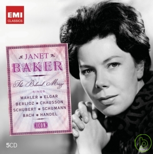 次女高音珍奈‧貝克的EMI偉大錄音集(5CDs) / 珍奈‧貝克(次女高音) Icon: Janet Baker / The Beloved Mezzo Sings Mahler, Elgar, Berlioz, Chausson, Schubert, etc. (5CDs)