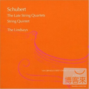 舒伯特：晚期弦樂四重奏、弦樂五重奏 / 林賽四重奏 (4CD) SCHUBERT The Late String Quartets, String Quintet / The Lindsays string quartet (4CD)
