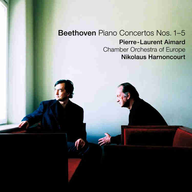 Beethoven : Piano concertos 1-5 /  Aimard, Harnoncourt (3CD)