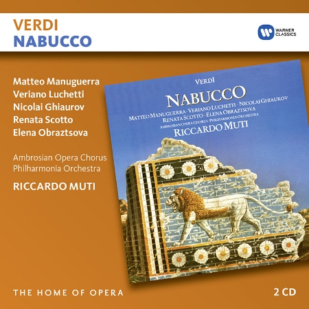 Verdi: Nabucco / Manuguerra, Lucchetti, Ghiaurov, Scotto, Obraztsova… / Muti/Philharmonia (2CD)