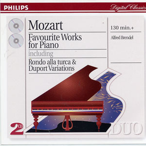 莫札特 : 最受歡迎的鋼琴作品集 / 布蘭德爾 (鋼琴) Mozart: Favorite Works for Piano / Brendel