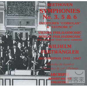 Beethoven: Symphonies No. 3, 5 & 6 (2CD) / Wilhelm Furtwangler 