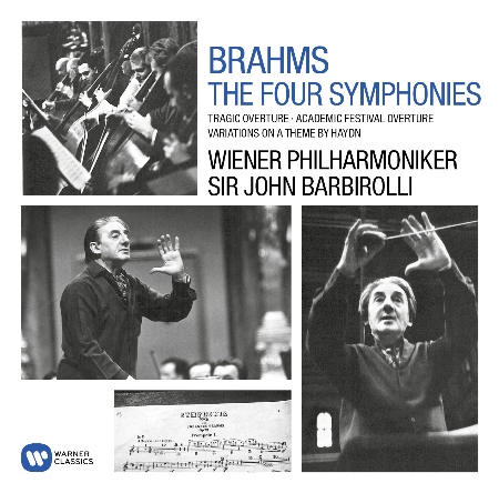 Brahms: Symphonies 1-4, Tragic Overture, Academic Festival Overture, Variations on a theme by Haydn / Sir John Barbirolli (3CD)