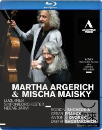 契德林：為鋼琴與大提琴之雙重協奏曲「浪漫的奉獻」/阿格麗希(鋼琴)、麥斯基(大提琴)、葉維(指揮)琉森交響樂團 (藍光BD) Concert - DVORAK, SHCHEDRIN, FRANCK, SHOSTAKOVICH / Argerich(piano), Maisky(cello), Jrvi (conductor), Lucerne Symphony Orchestra