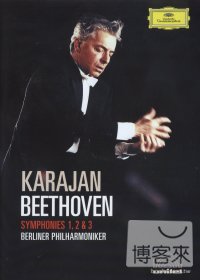 貝多芬:交響曲1-3號/卡拉揚 (指揮) 柏林愛樂 DVD