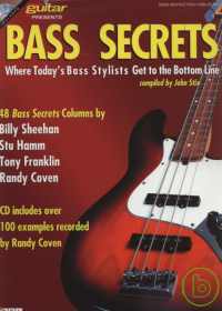 貝斯密技教學譜附CD Guitar Presents: BASS SECRETS +CD
