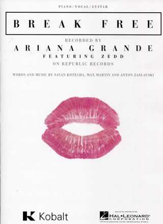 亞莉安娜-解放單曲鋼琴譜 BREAK FREE (Ariana Grande)