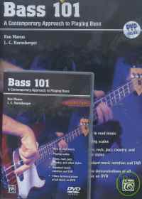 貝斯101教學譜附DVD BASS 101 +DVD