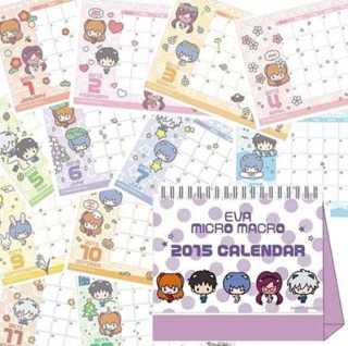 新世紀福音戰士micro macro 2015年桌上型月曆 micro macro 卓上2015年