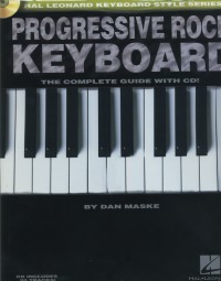 前衛搖滾鍵盤教學譜附CD PROGRESSIVE ROCK KEYBOARD -complete guide +CD